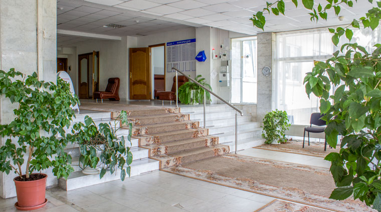 Внутреннее помещение корпуса № 10А санатория Родник. Пятигорск 