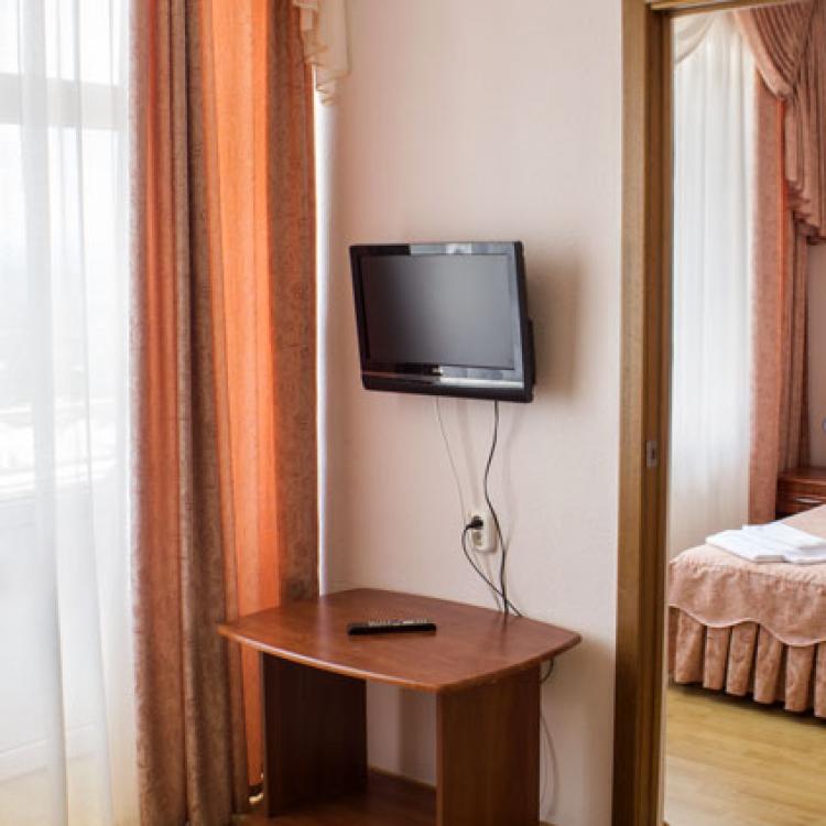 Планировка комнат в 2 местном 2 комнатном 1 категории, Корпус 10 А санатория Родник в Пятигорске