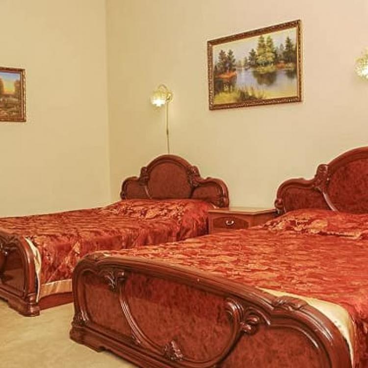 Спальня 2 местного 2 комнатного Люкса, Корпус 2 в санатории Родник. Пятигорск